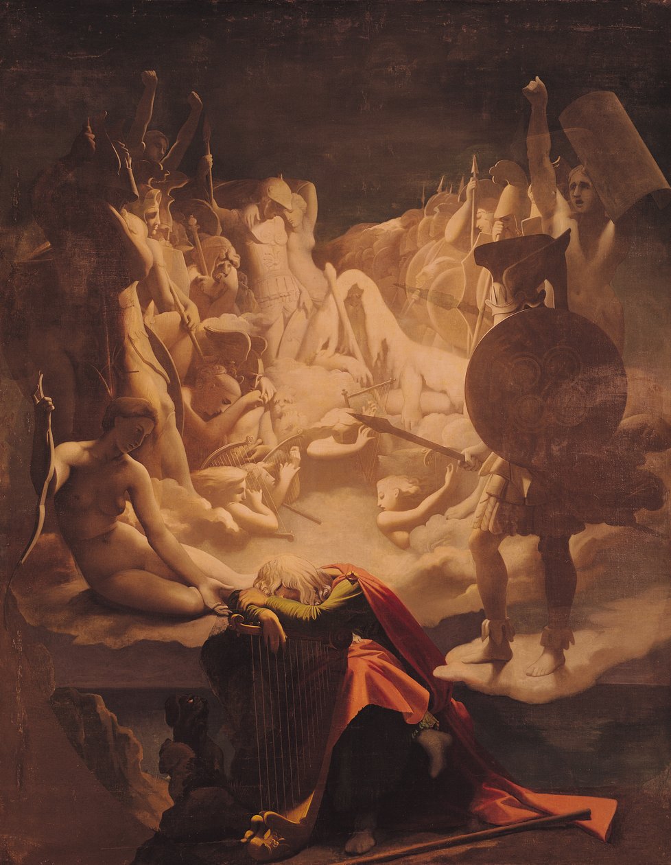 Sen Osjana autorstwa Jean Auguste Dominique Ingres