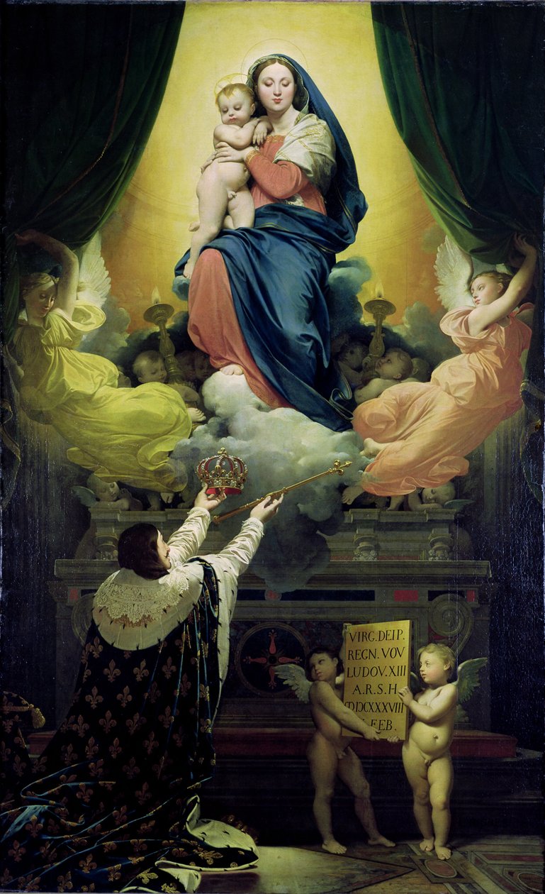 Ślub Ludwika XIII autorstwa Jean Auguste Dominique Ingres
