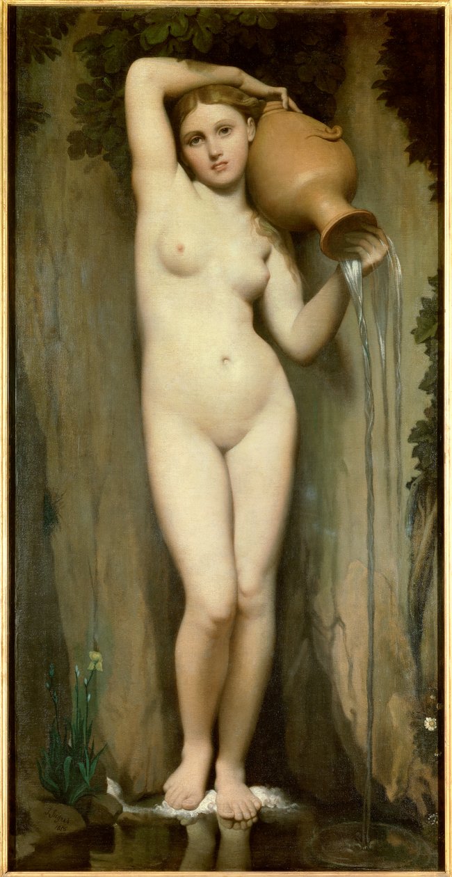 Źródło Obraz Jean-Auguste Dominique Ingres (1780-1867) 1856 wym. 1,63 x 0,80. Paryż. Muzeum Orsay autorstwa Jean Auguste Dominique Ingres