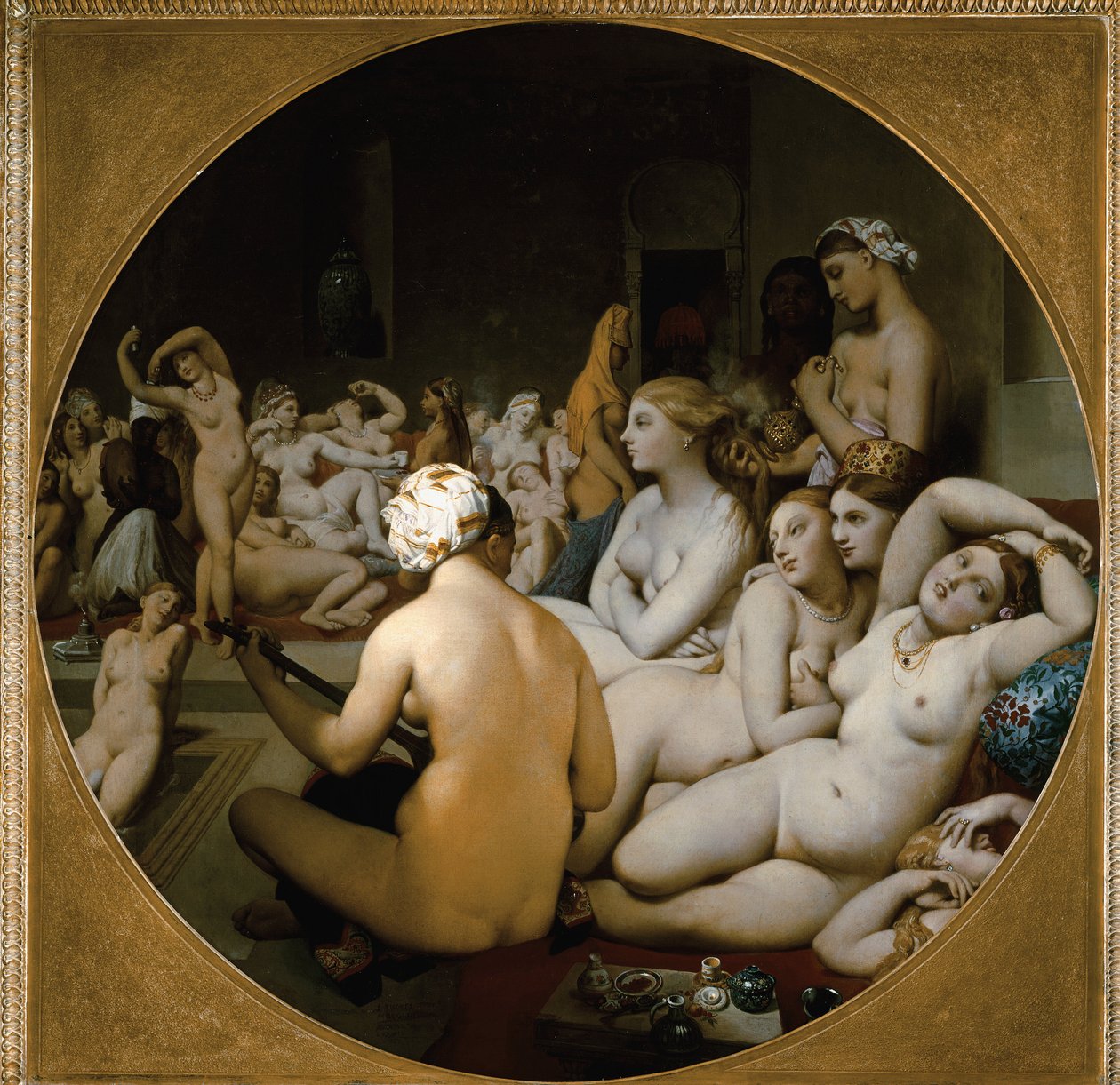 Łaźnia turecka autorstwa Jean Auguste Dominique Ingres