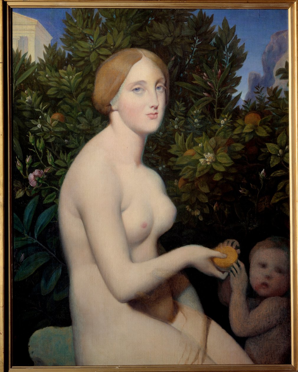 Wenus z Pafos, portret Madame Balay (1833-1901). Obraz Jean Auguste Dominique Ingres (1780-1867), obraz ukończony przez Alexandre Desgoffe (1805-1882) autorstwa Jean Auguste Dominique Ingres