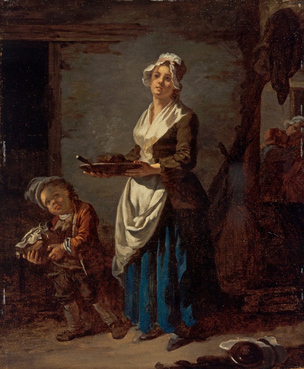 Pokojówka kuchenna i pomywaczka autorstwa Jean Baptiste (1728 1806) Charpentier