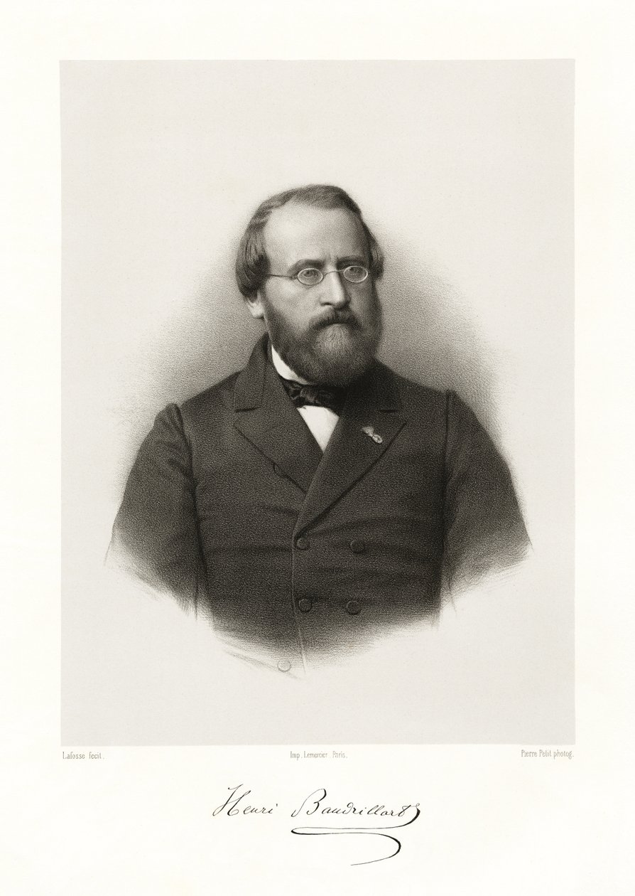 Henri Joseph Leon Baudrillart, 1865-66 autorstwa Jean Baptiste Adolphe Lafosse