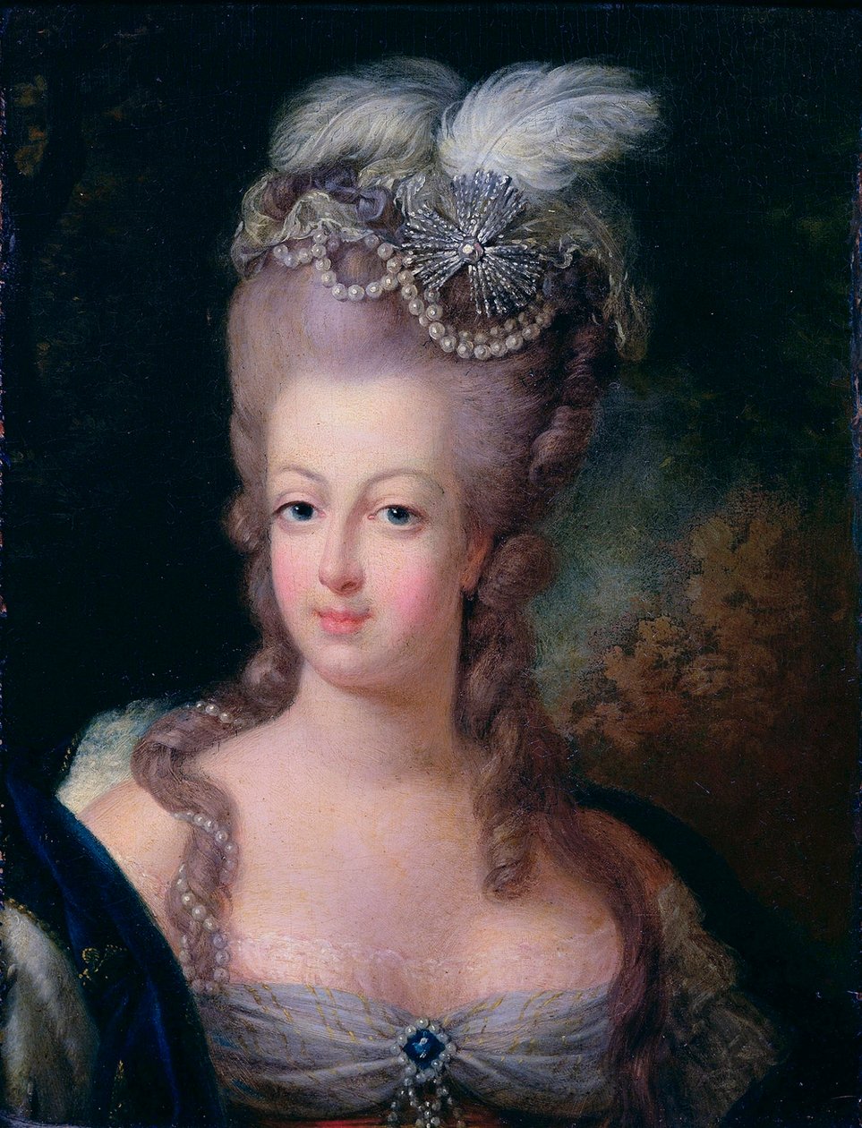 „Portret królowej Marii Antoniny z Francji”, 1775 autorstwa Jean Baptiste Andre Gautier D