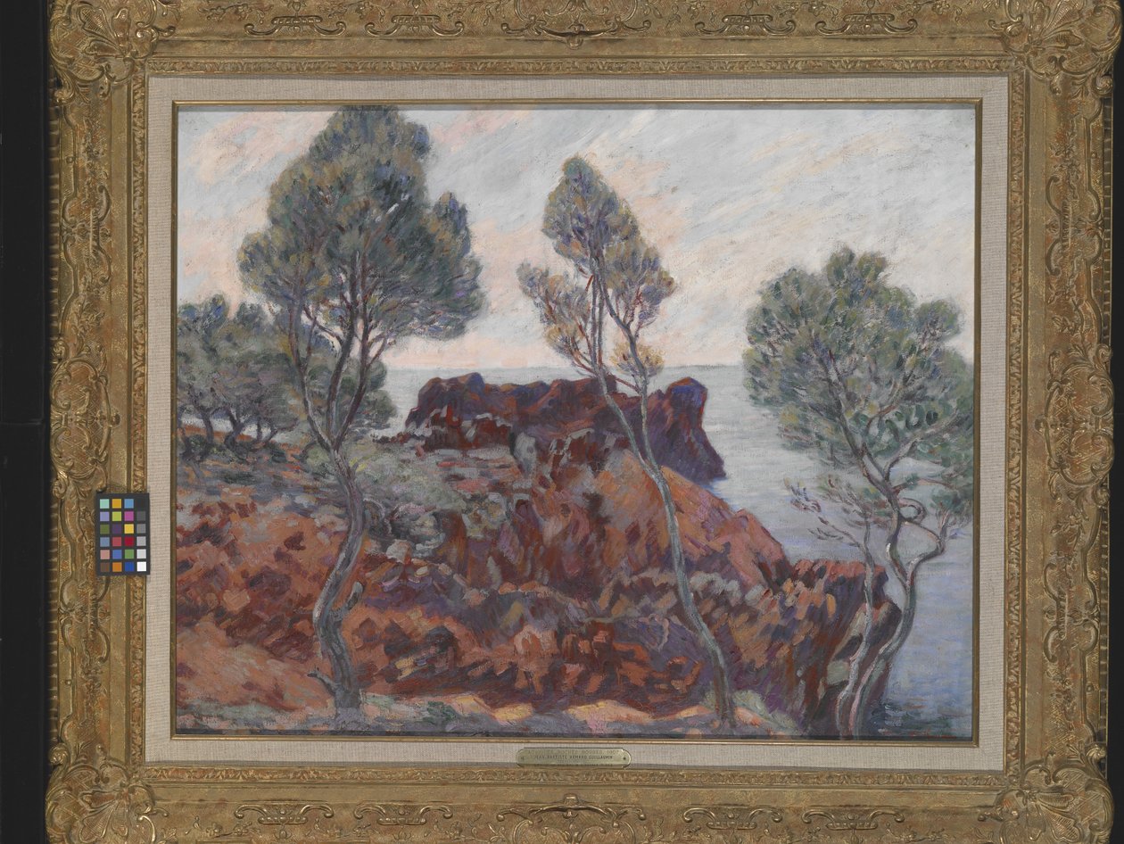 Agay - Les Roches Rouges (olej na płótnie) autorstwa Jean Baptiste Armand Guillaumin