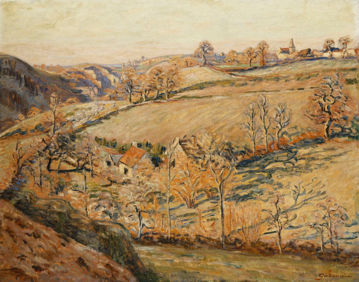 La Solitude a Crozant, c.1895 autorstwa Jean Baptiste Armand Guillaumin