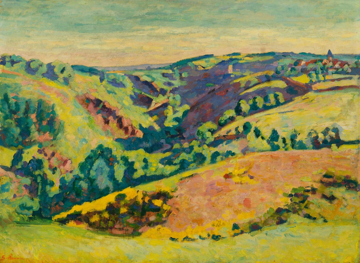 Na wzgórzach Sedelle, 1921 autorstwa Jean Baptiste Armand Guillaumin