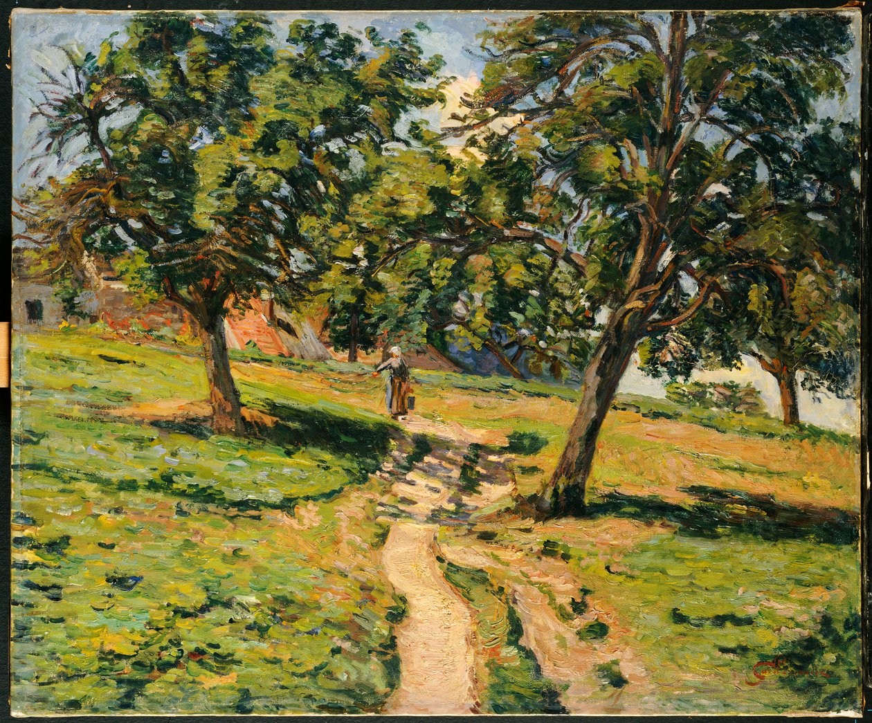 Ścieżka w Damiette, c.1886 autorstwa Jean Baptiste Armand Guillaumin
