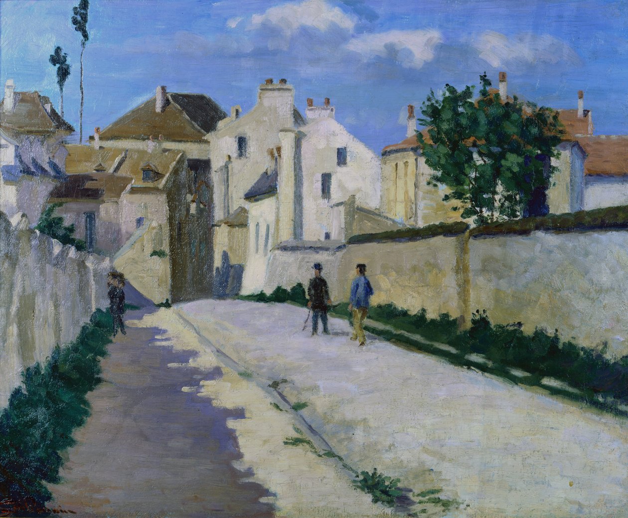 Rue de Clamart w Vanves, ok. 1873 (olej na płótnie) autorstwa Jean Baptiste Armand Guillaumin