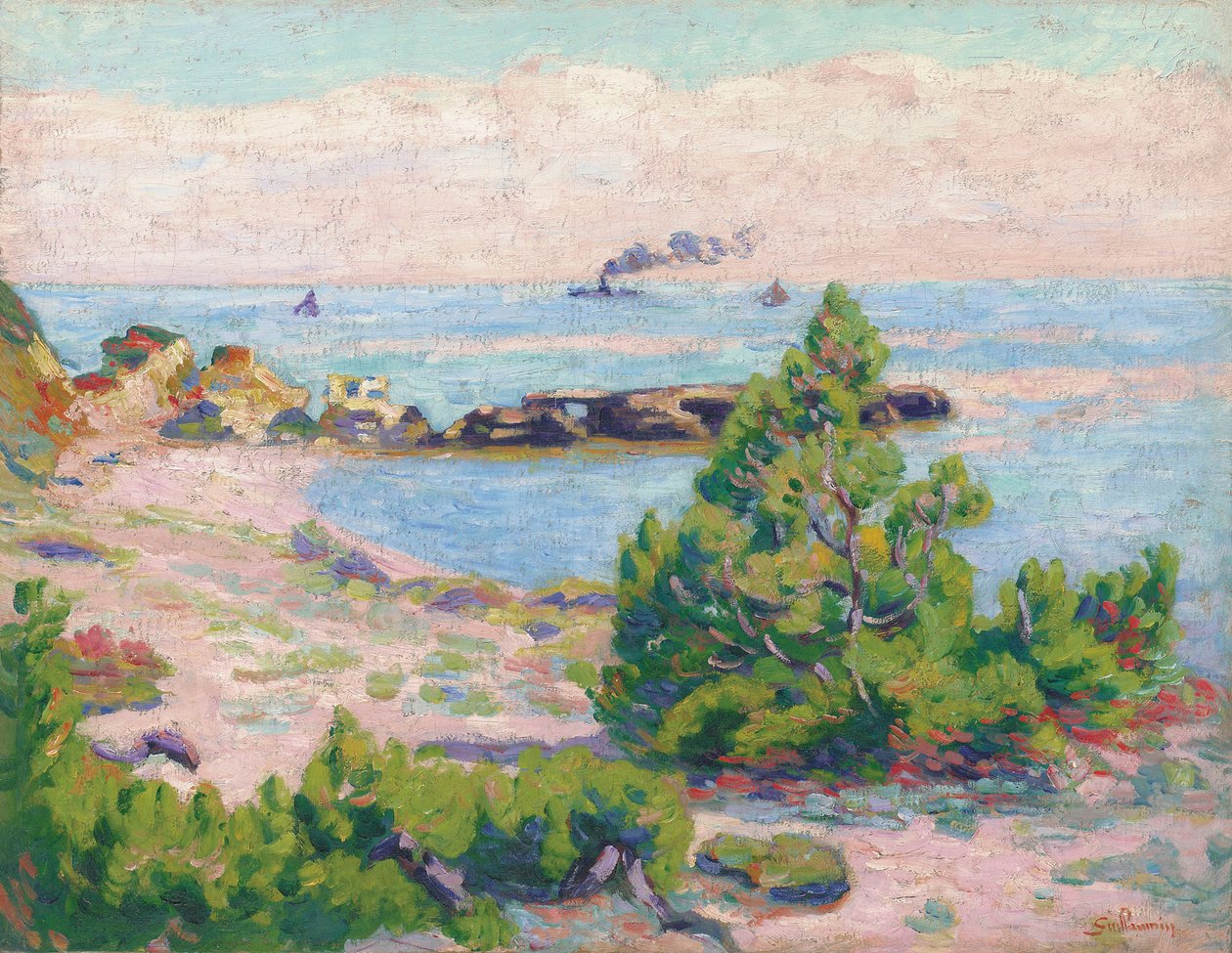 Saint Palais, Pointe de la Perriere, c.1893 autorstwa Jean Baptiste Armand Guillaumin