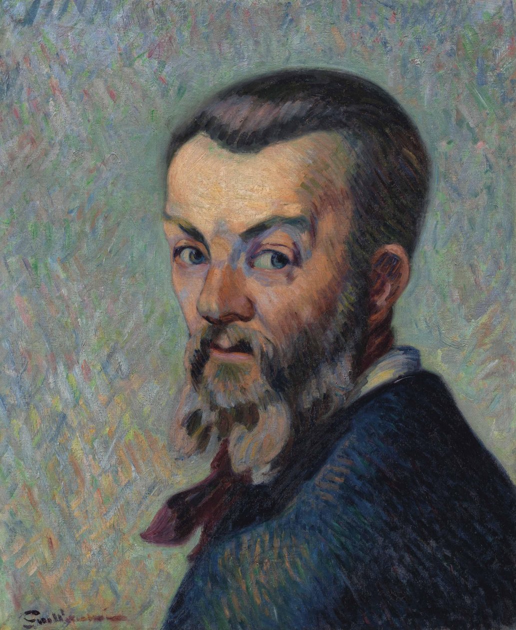 Autoportret, ok. 1888. autorstwa Jean Baptiste Armand Guillaumin