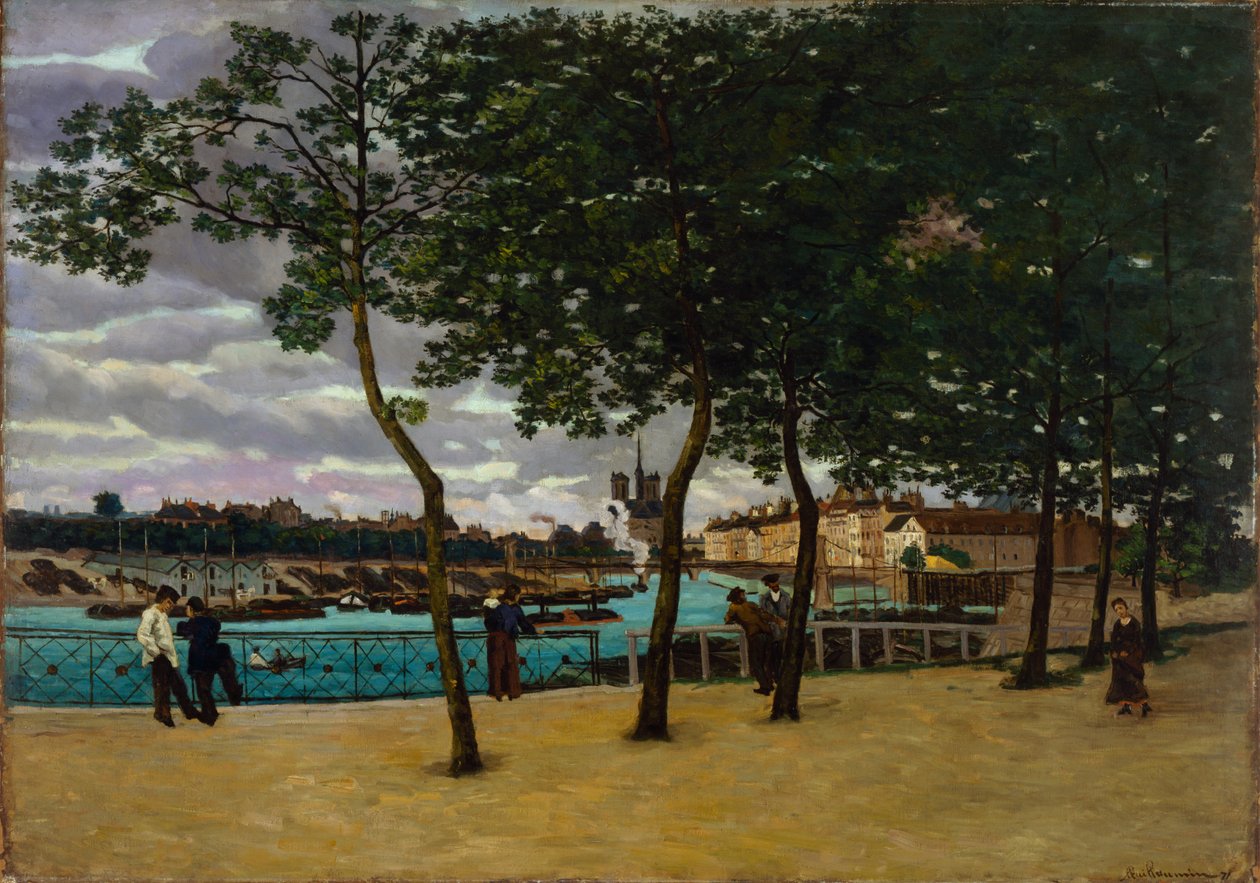 Sekwana w Paryżu, 1871 autorstwa Jean Baptiste Armand Guillaumin