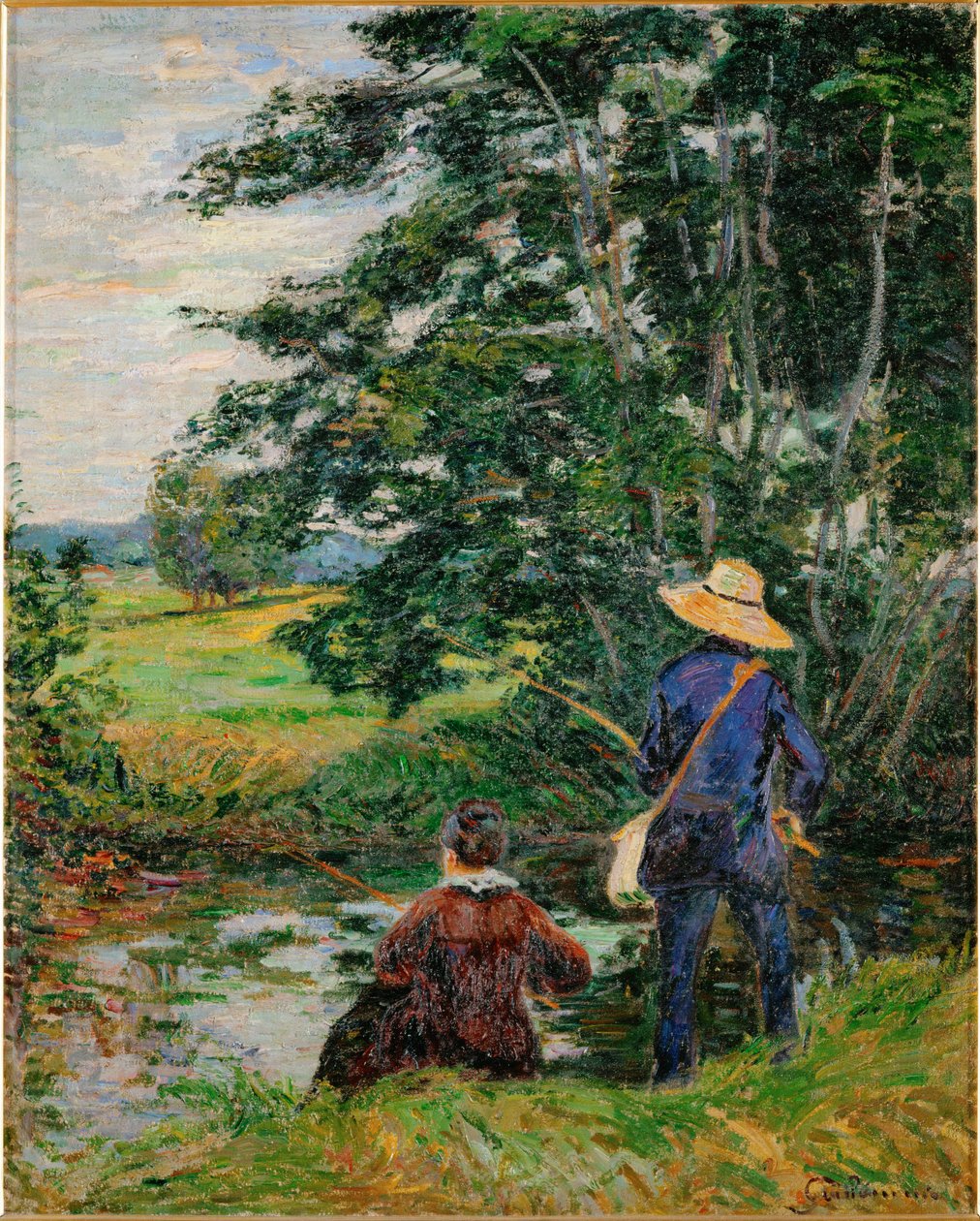 Wędkarze (obraz na płótnie) autorstwa Jean Baptiste Armand Guillaumin