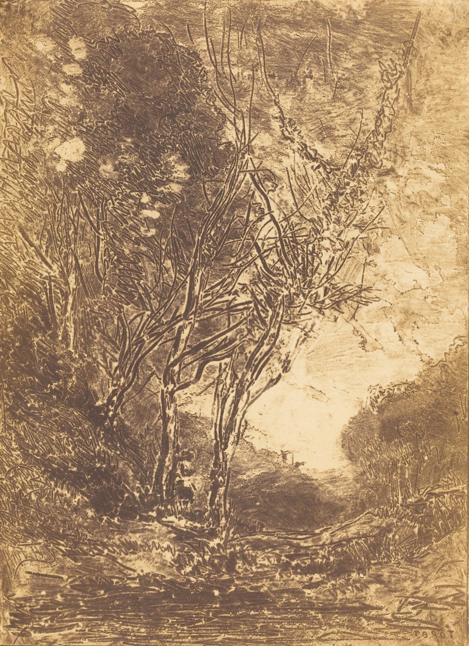 Zasadzka Zasadzka, 1858. autorstwa Jean Baptiste Camille Corot