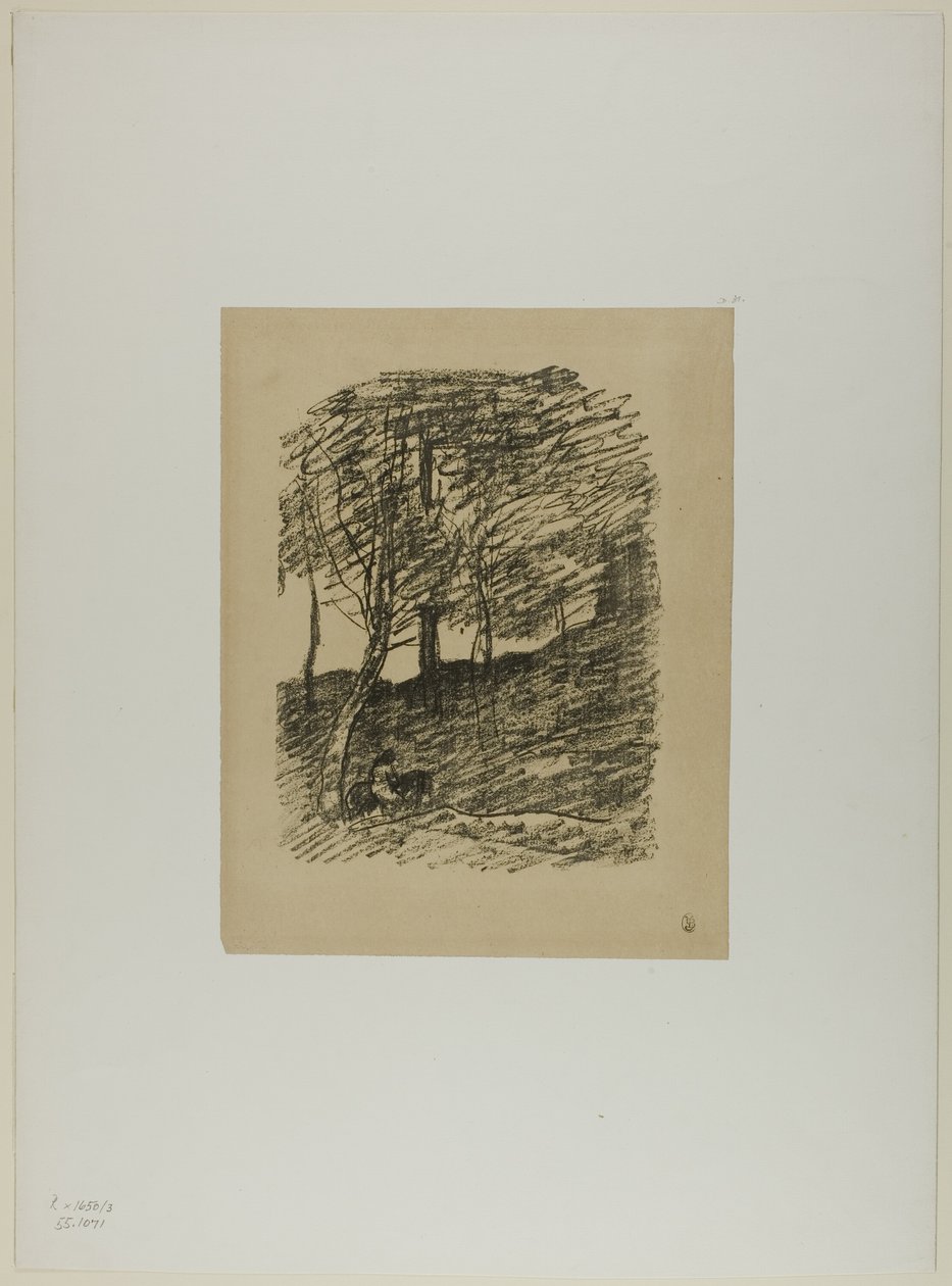 Pod drzewami autorstwa Jean Baptiste Camille Corot