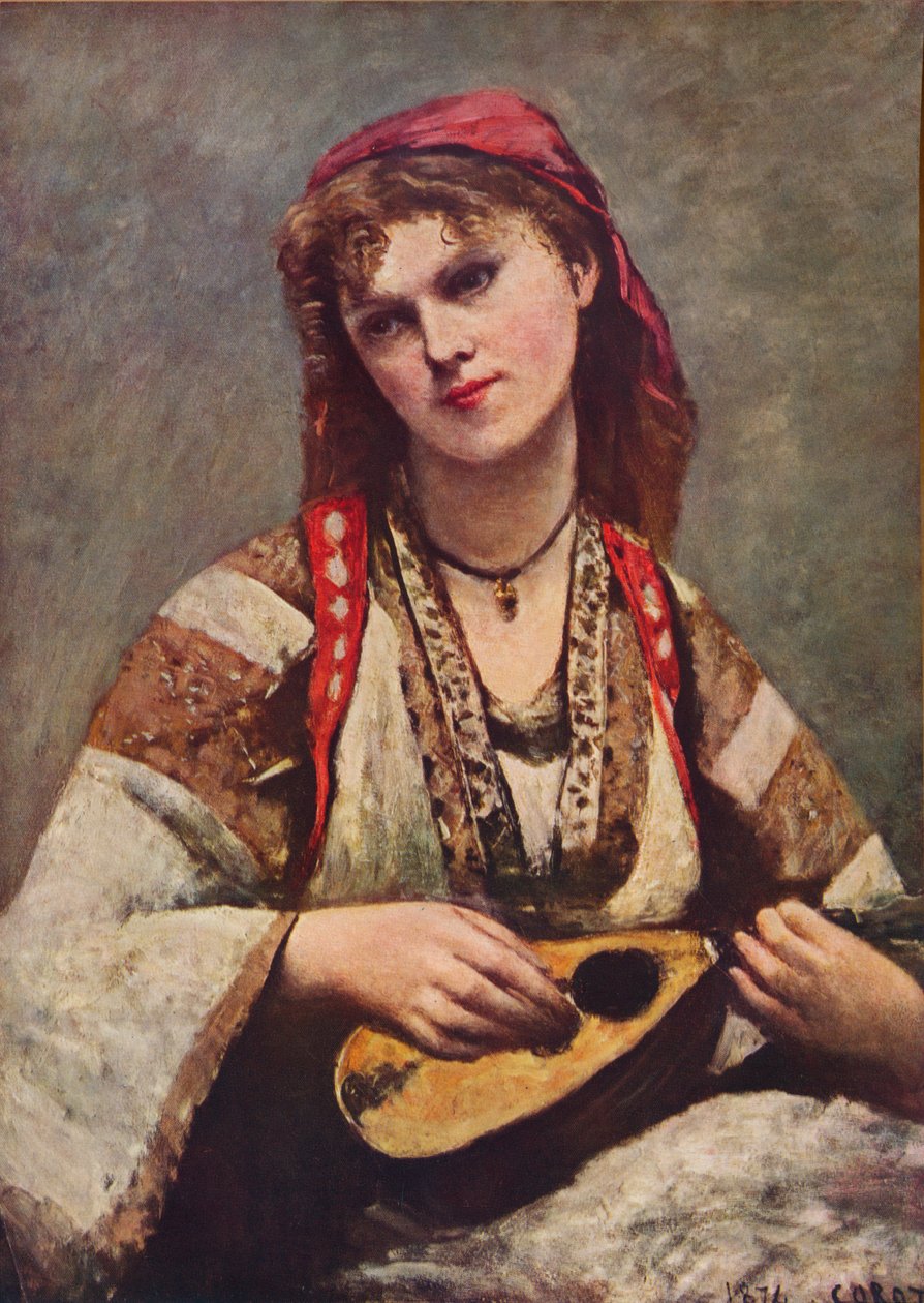 Christine Nilsson, 1874 1935 autorstwa Jean Baptiste Camille Corot