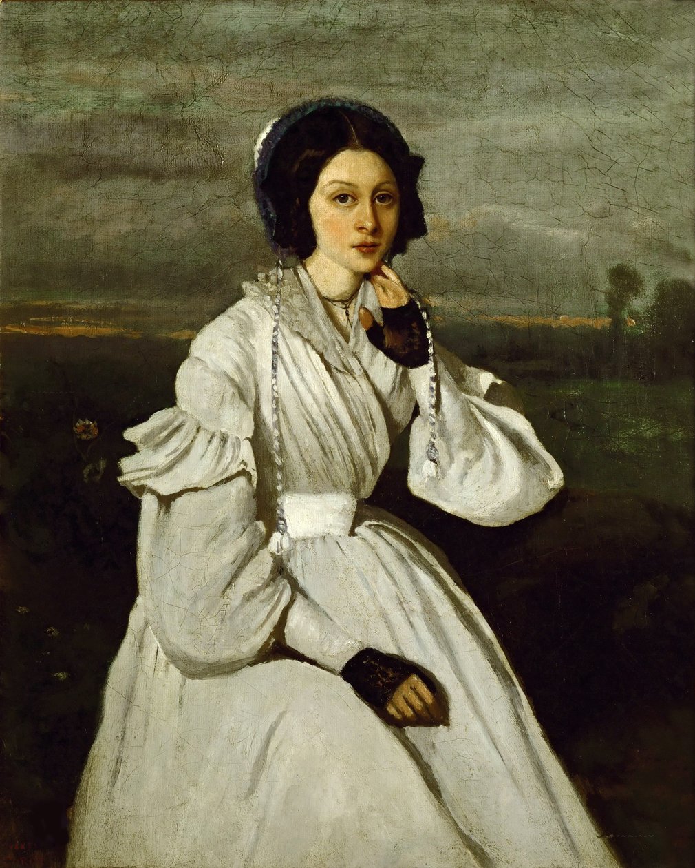 Claire Sennegon, 1837. autorstwa Jean Baptiste Camille Corot