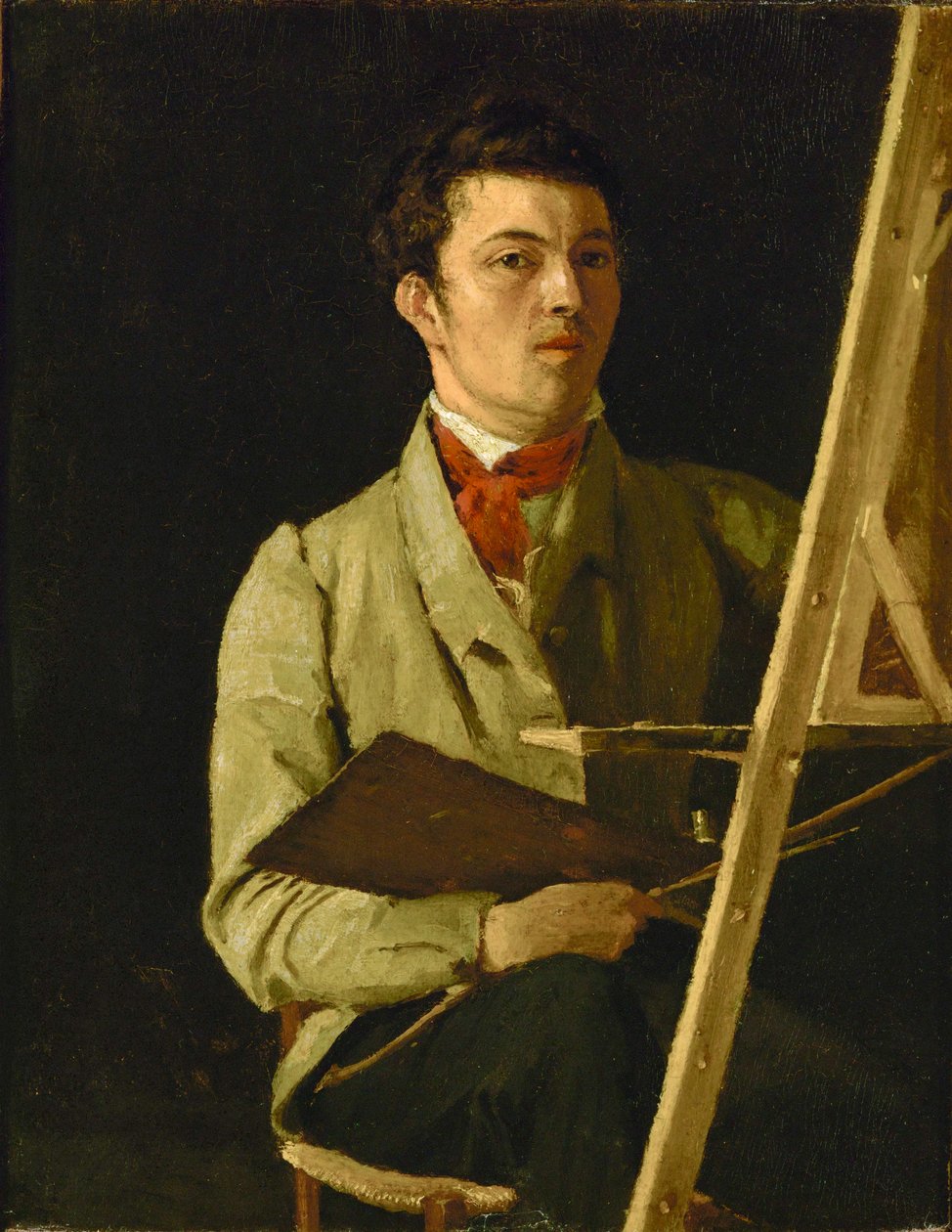 Corot, autoportret ... autorstwa Jean Baptiste Camille Corot