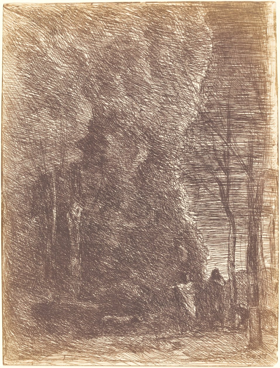 Dante i Wergiliusz autorstwa Jean Baptiste Camille Corot