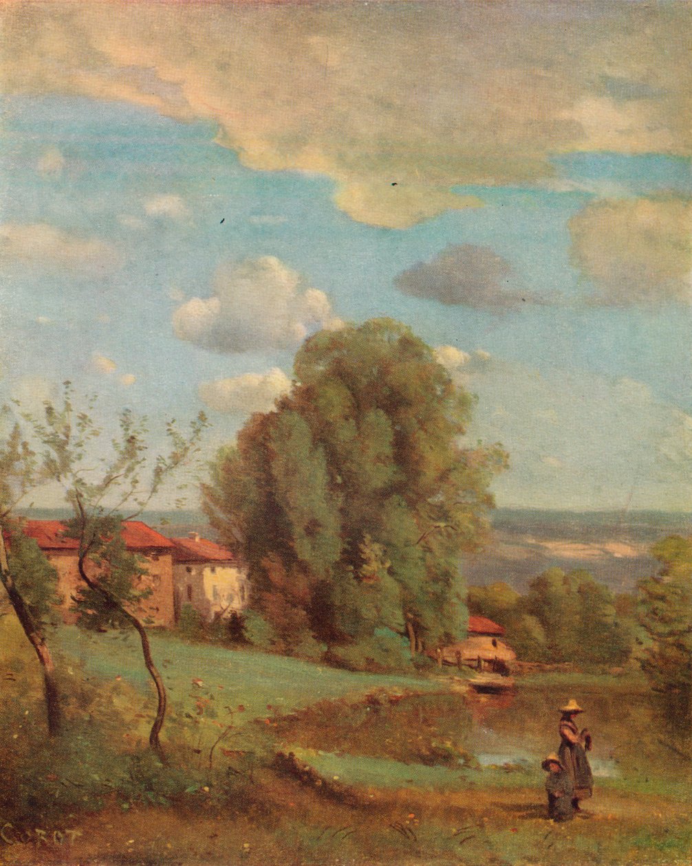 Dardagny, ok. 1855 autorstwa Jean Baptiste Camille Corot