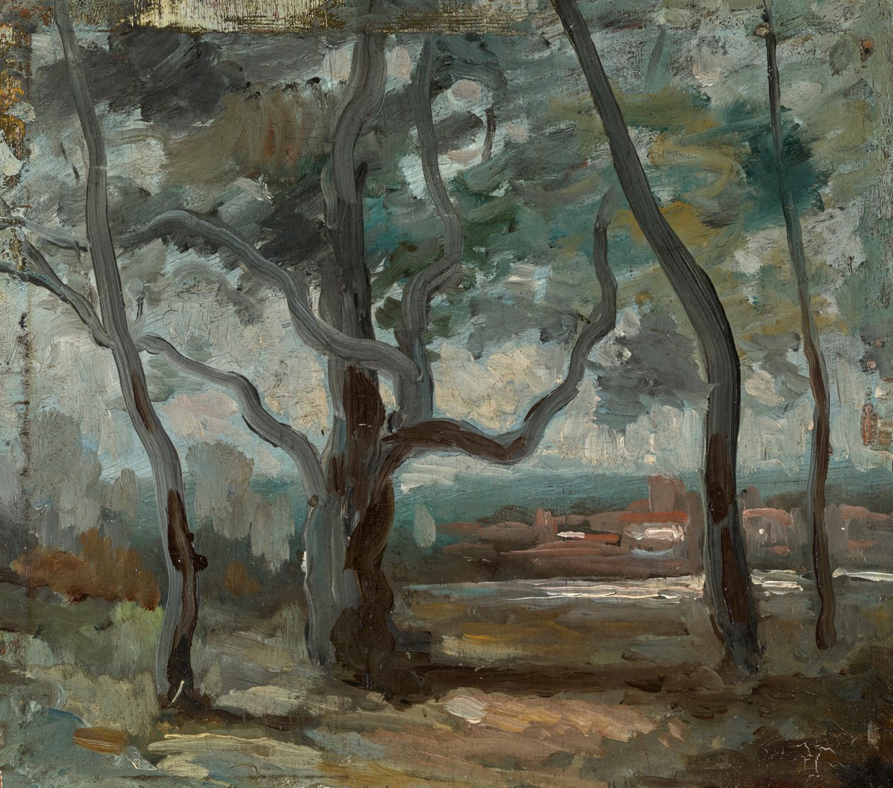 Wielkie Drzewo (do studium) autorstwa Jean Baptiste Camille Corot