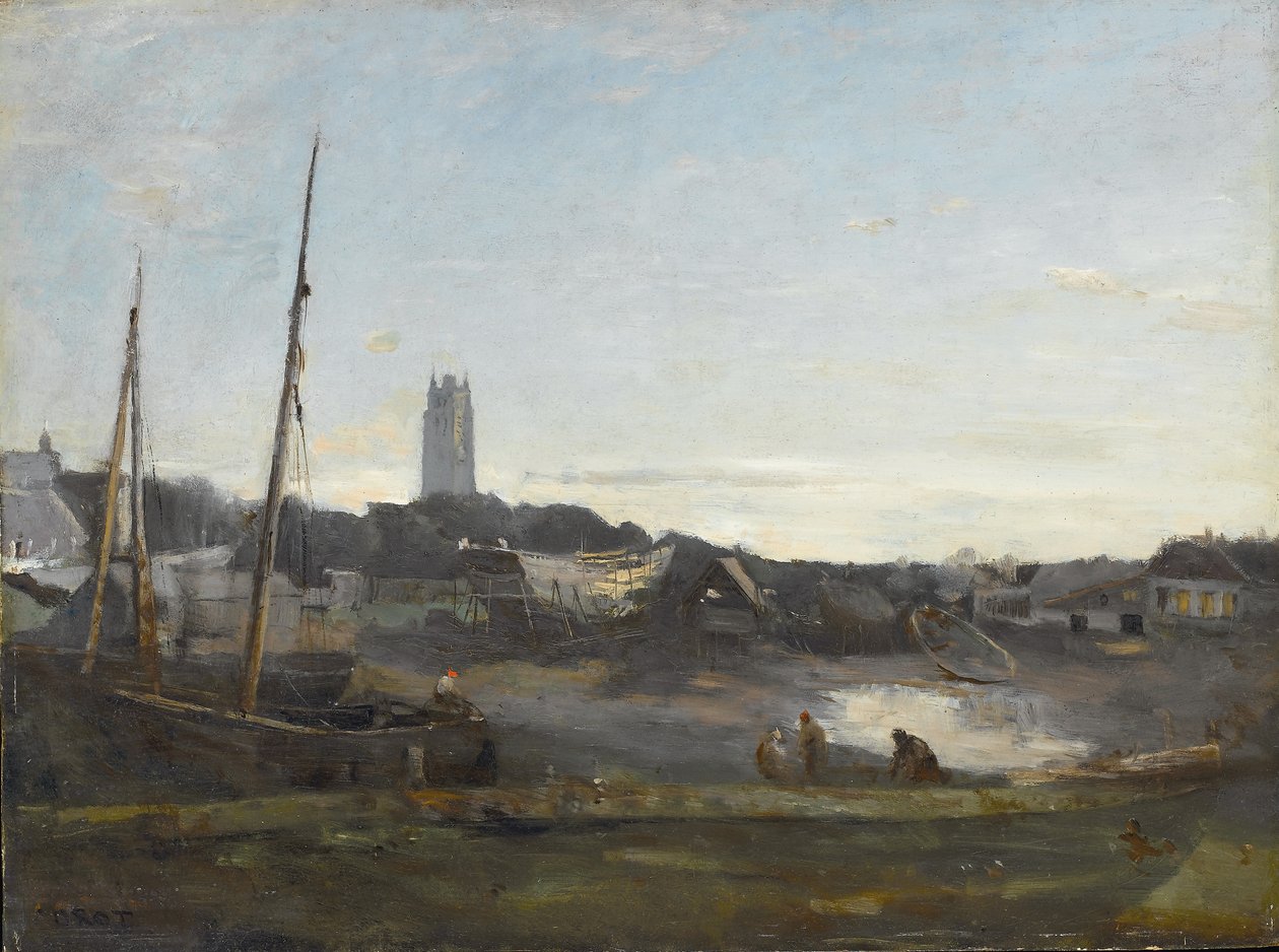 Dunkierka, ok.1857 autorstwa Jean Baptiste Camille Corot