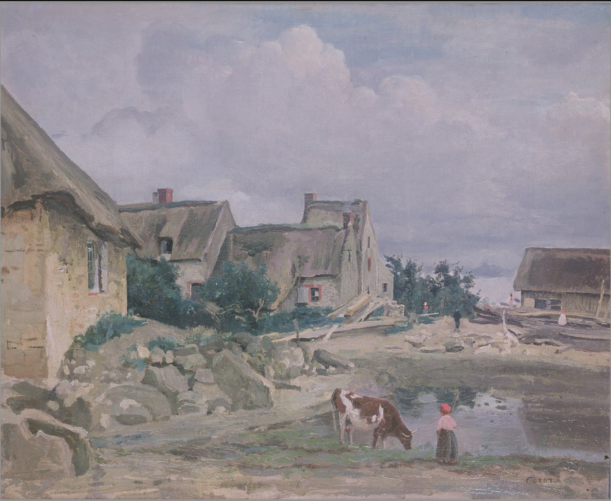 Okolice Fontainebleau autorstwa Jean Baptiste Camille Corot