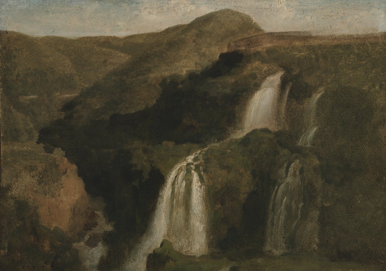 Wodospady Tivoli autorstwa Jean Baptiste Camille Corot