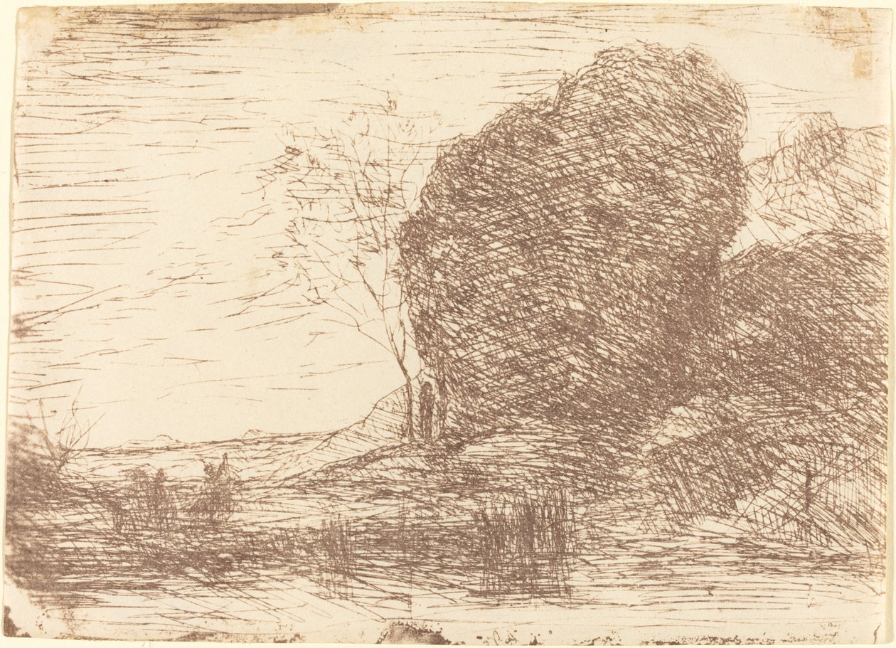 Święto Pan La Fete de Pan, 1860. autorstwa Jean Baptiste Camille Corot