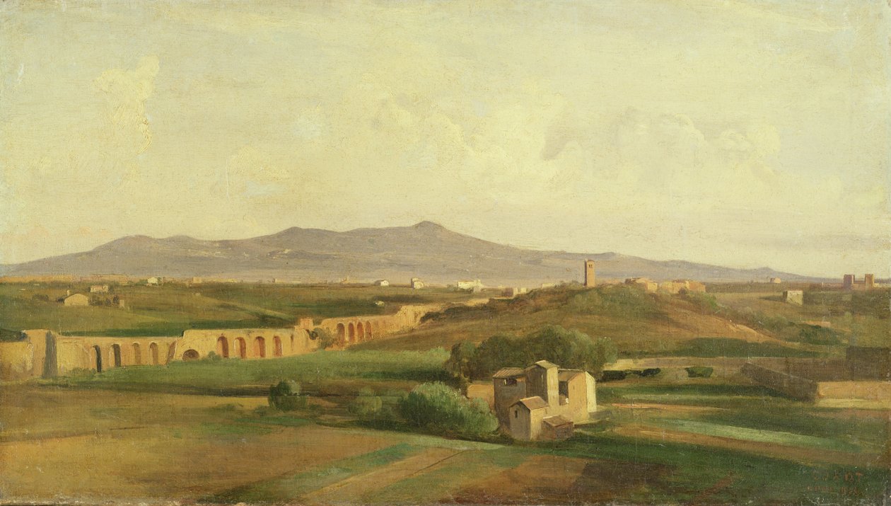 Włoski krajobraz autorstwa Jean Baptiste Camille Corot