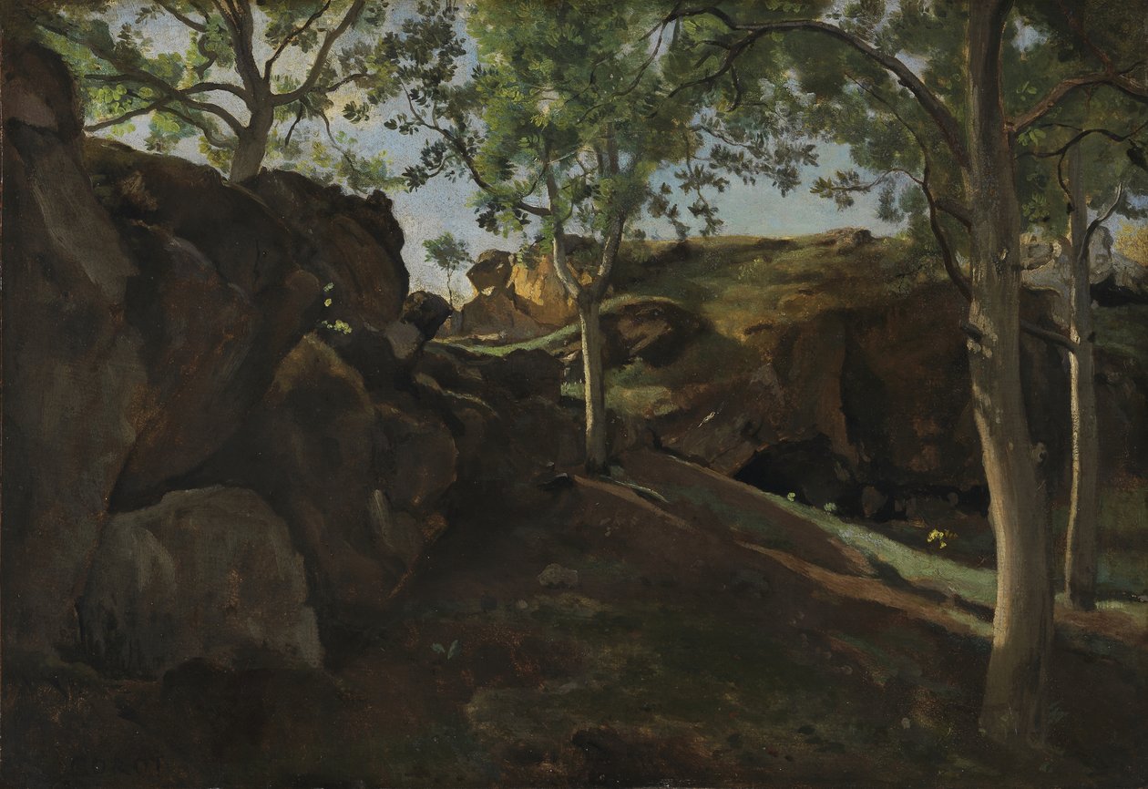 Kasztanowy Gaj, 1830-40 autorstwa Jean Baptiste Camille Corot