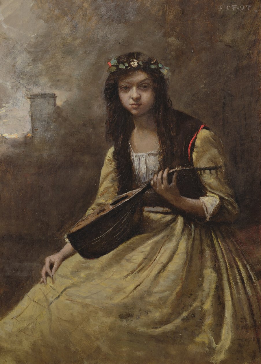 Cygan, ok. 1865 autorstwa Jean Baptiste Camille Corot