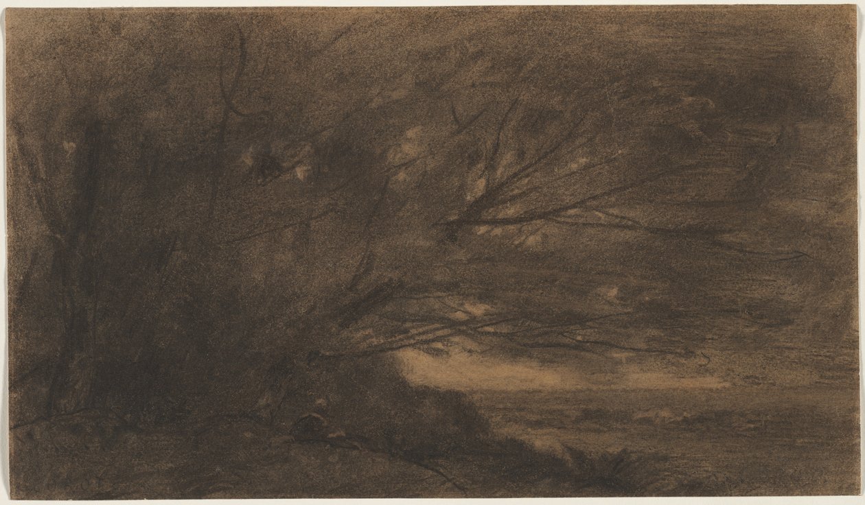 Krajobraz (Wielkie Drzewo) autorstwa Jean Baptiste Camille Corot