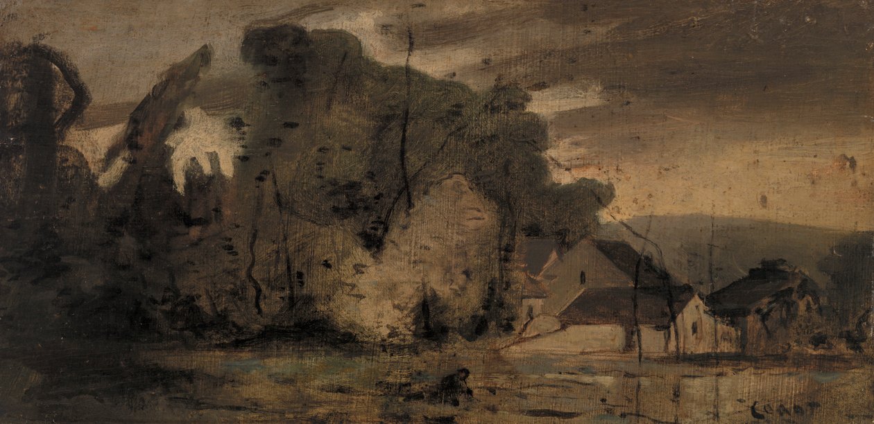 Krajobraz, 1796 autorstwa Jean Baptiste Camille Corot