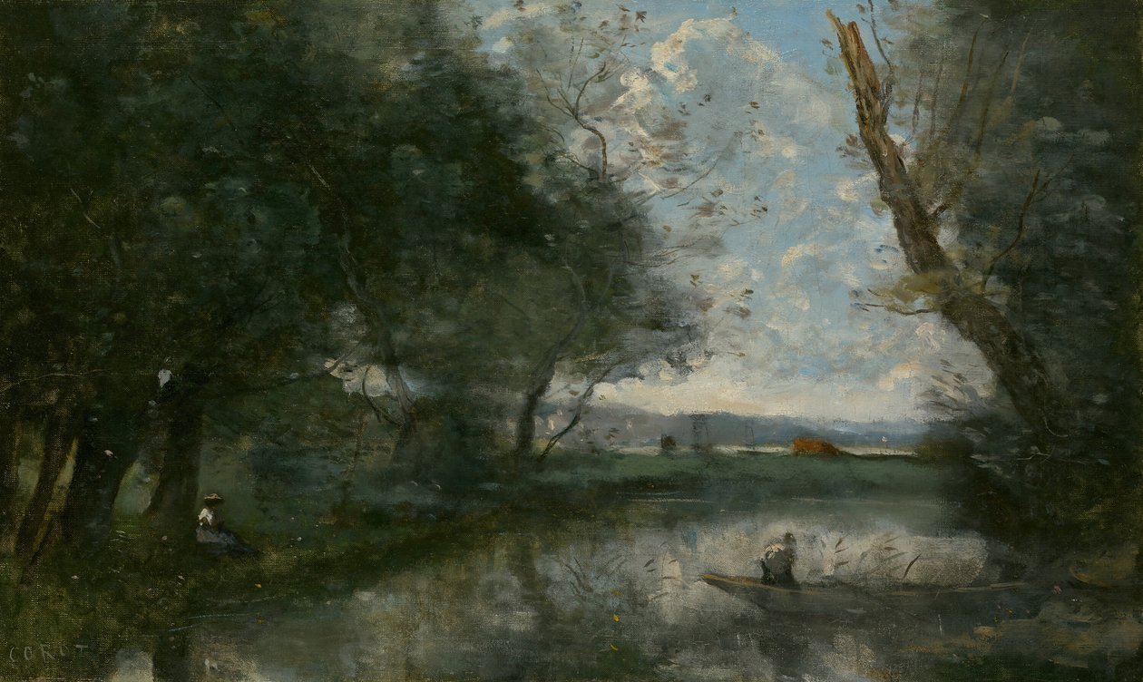 Krajobraz, 186570. autorstwa Jean Baptiste Camille Corot