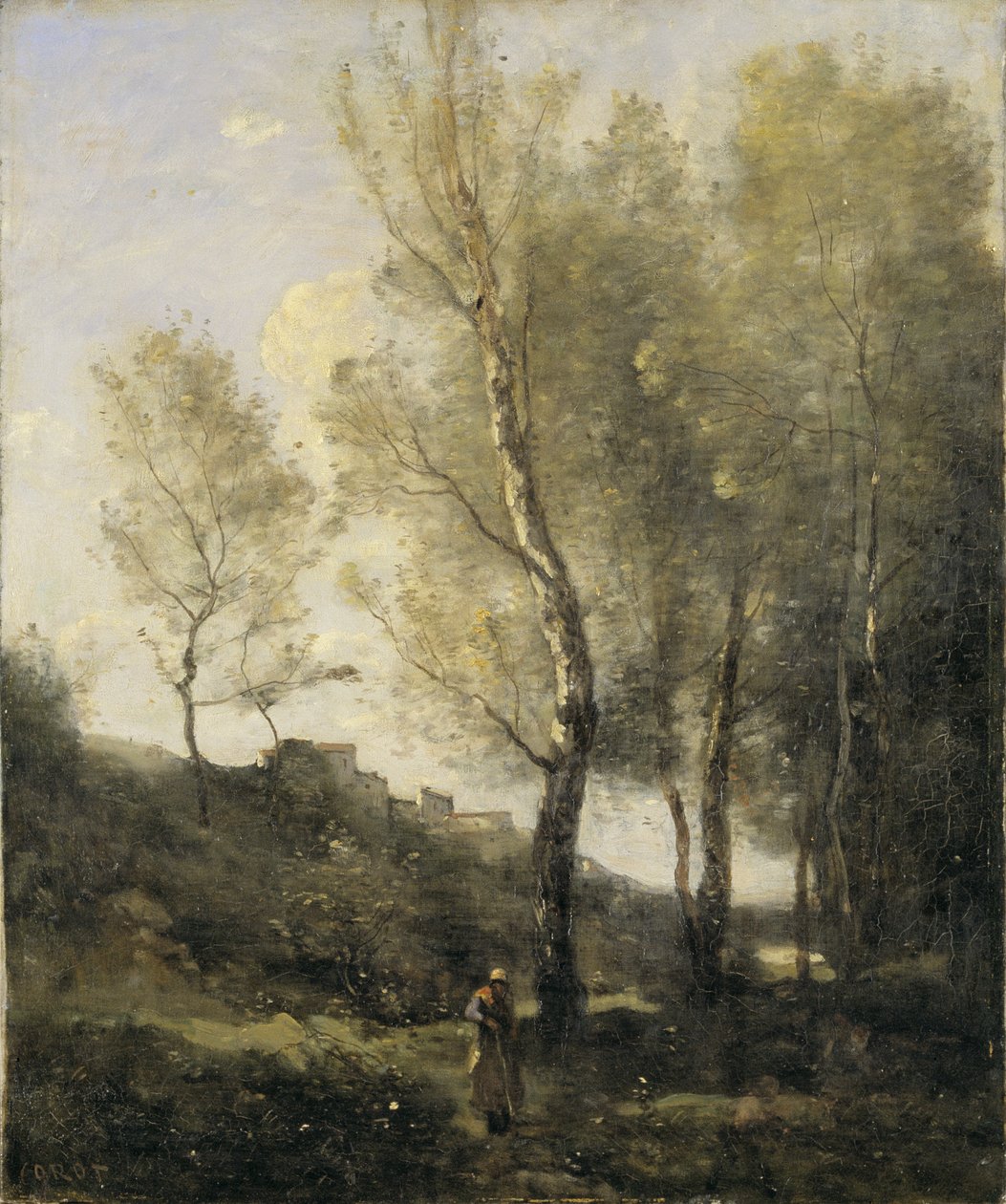 Krajobraz z topolami autorstwa Jean Baptiste Camille Corot