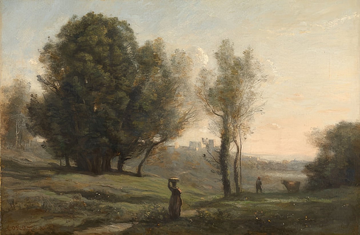 Krajobraz. Około 1872 autorstwa Jean Baptiste Camille Corot