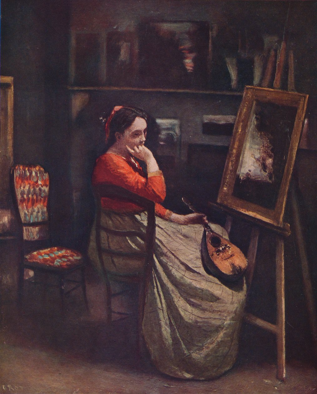 Latelier de Corot, c1865, 1939 autorstwa Jean Baptiste Camille Corot