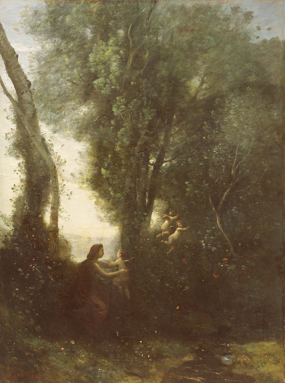 Rano 1865 autorstwa Jean Baptiste Camille Corot