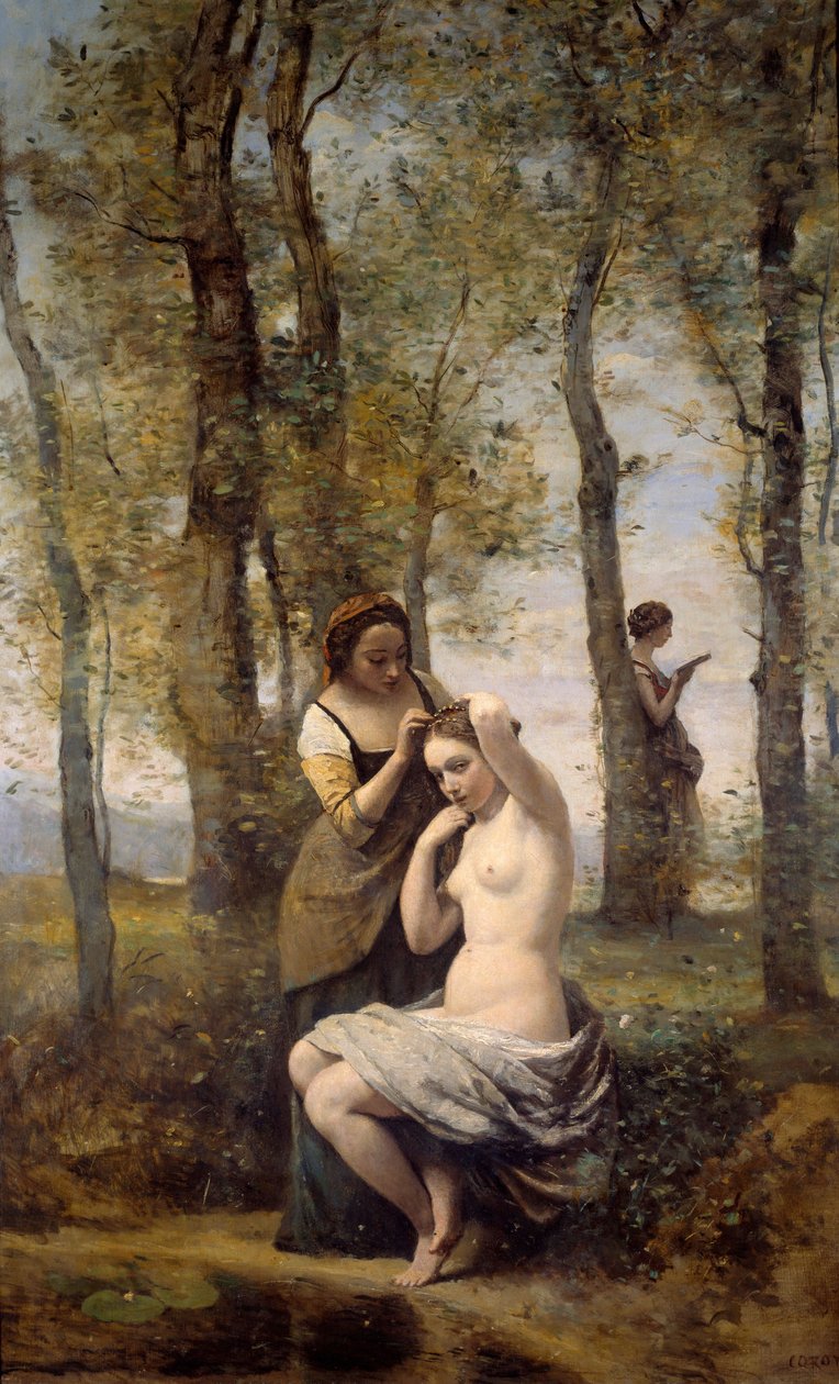 Obraz Camille Corot (1796-1875) 1859 Kolekcja prywatna autorstwa Jean Baptiste Camille Corot