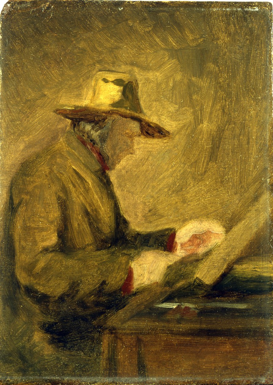 Portret Daumier autorstwa Jean Baptiste Camille Corot
