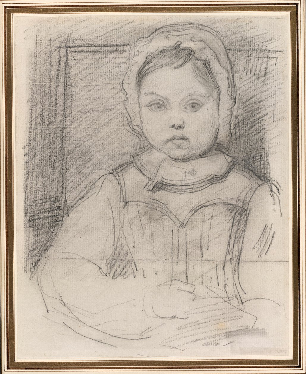 Portret Louisa Roberta, 3 lata autorstwa Jean Baptiste Camille Corot
