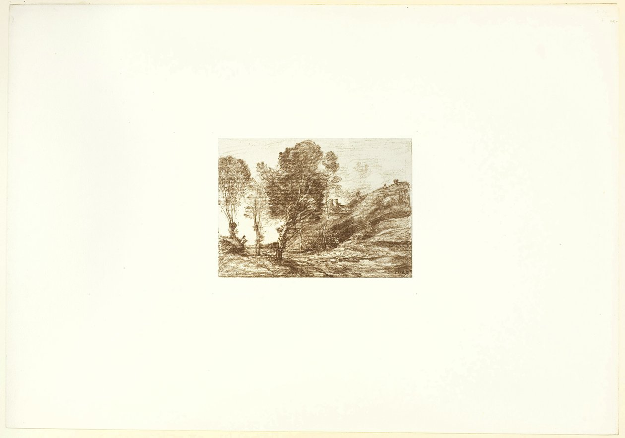 Pamięć o Włoszech autorstwa Jean Baptiste Camille Corot