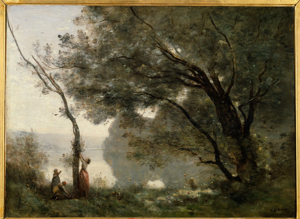 Pamięć o Mortefontaine. Obraz Camille Corot (1796-1875) autorstwa Jean Baptiste Camille Corot