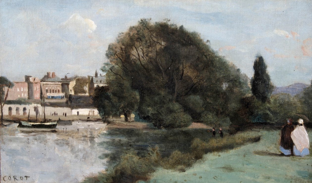 Richmond, niedaleko Londynu, 1862 autorstwa Jean Baptiste Camille Corot