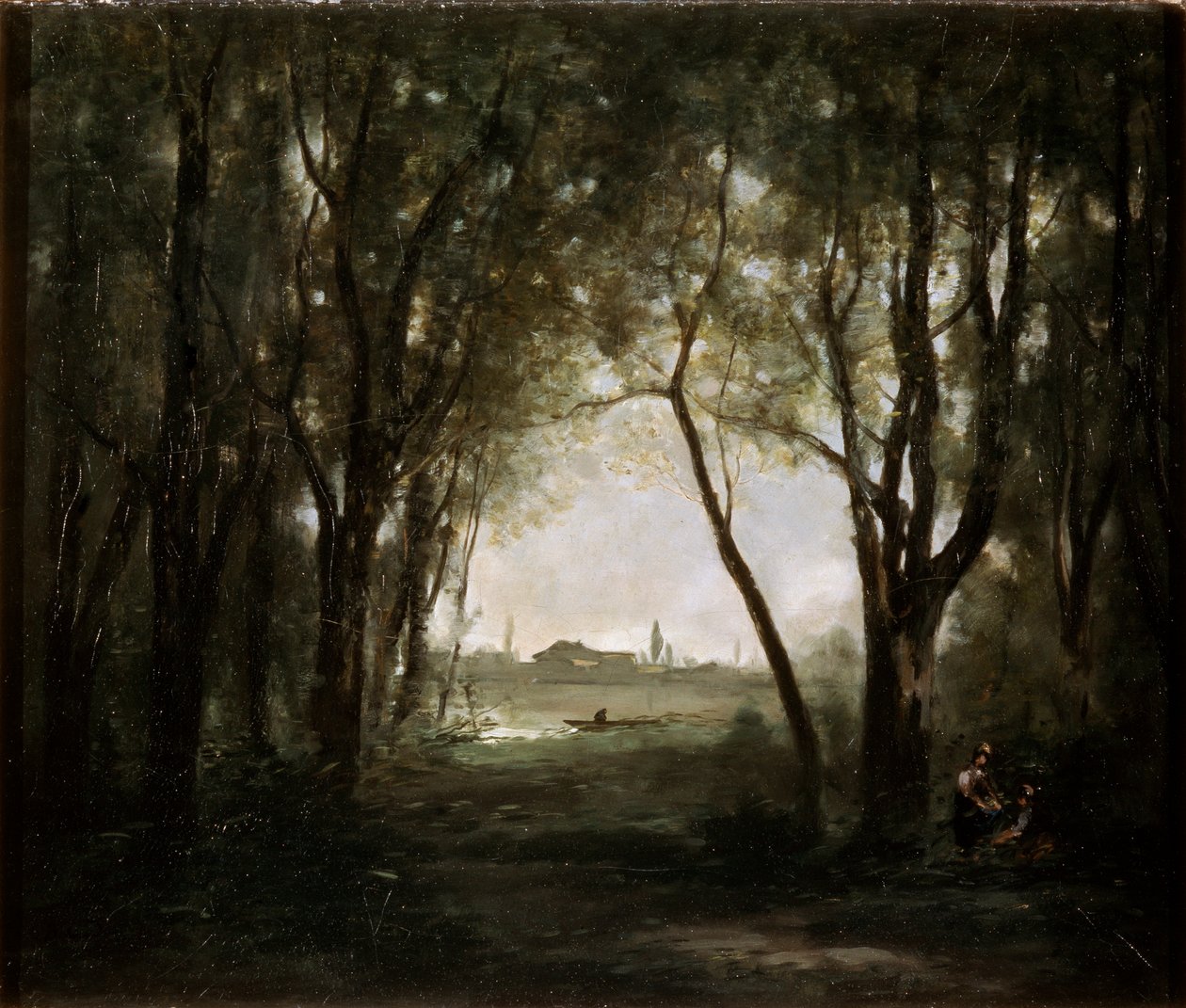 Scena nad jeziorem, 1860-1873. autorstwa Jean Baptiste Camille Corot