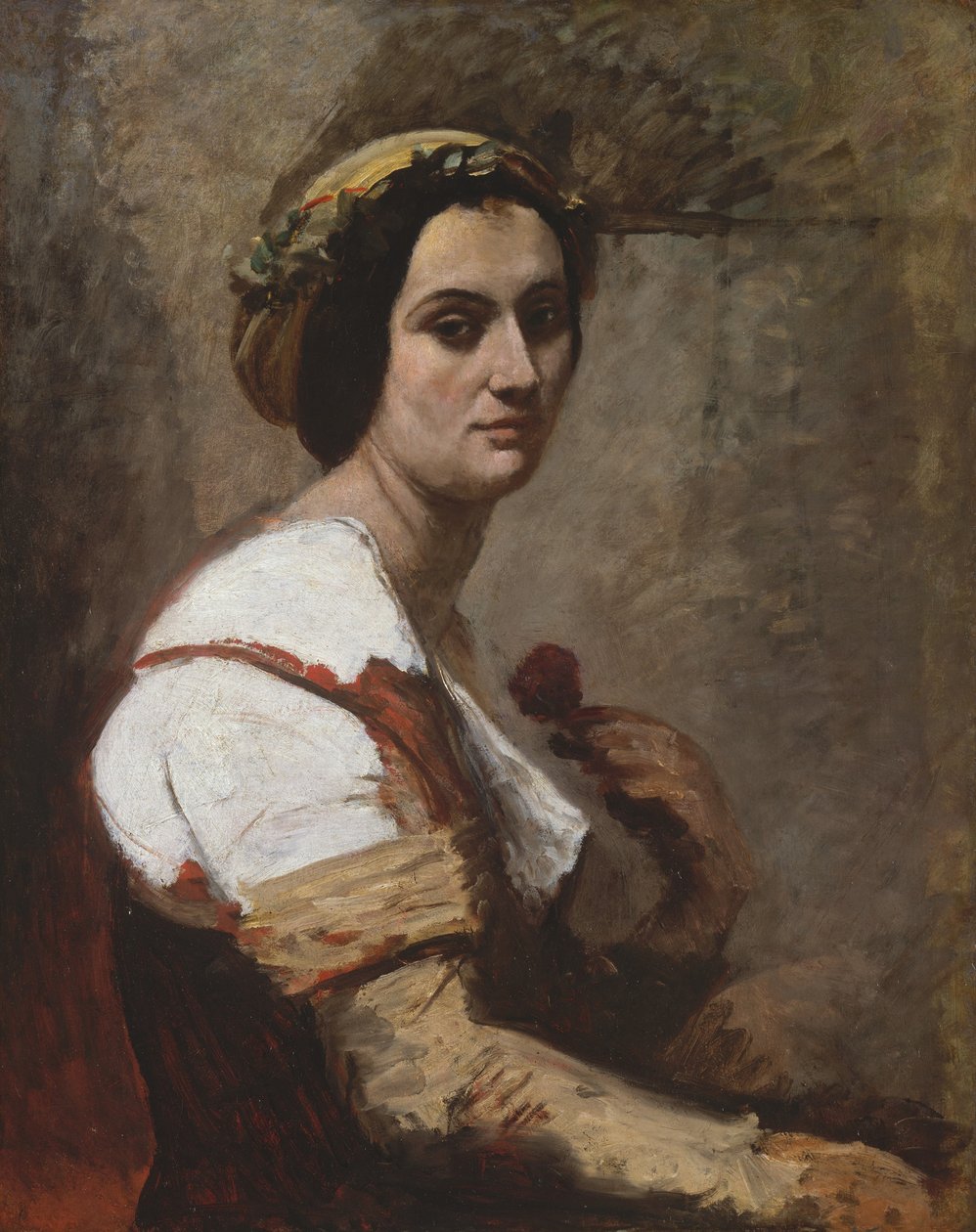 Sybilla, ok. 1870 (olej na płótnie) autorstwa Jean Baptiste Camille Corot