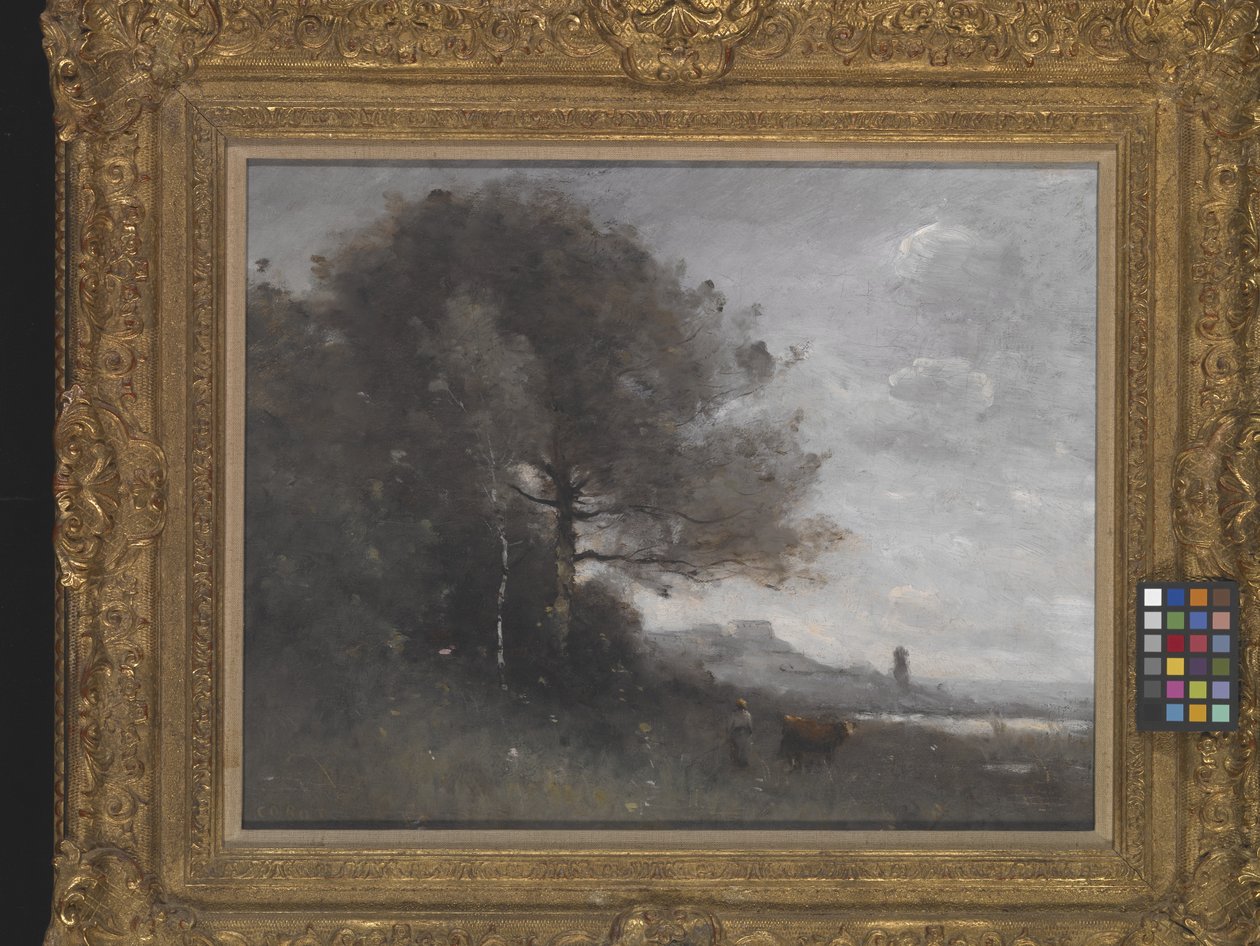 Pamiątka z Włoch (olej na płótnie) autorstwa Jean Baptiste Camille Corot