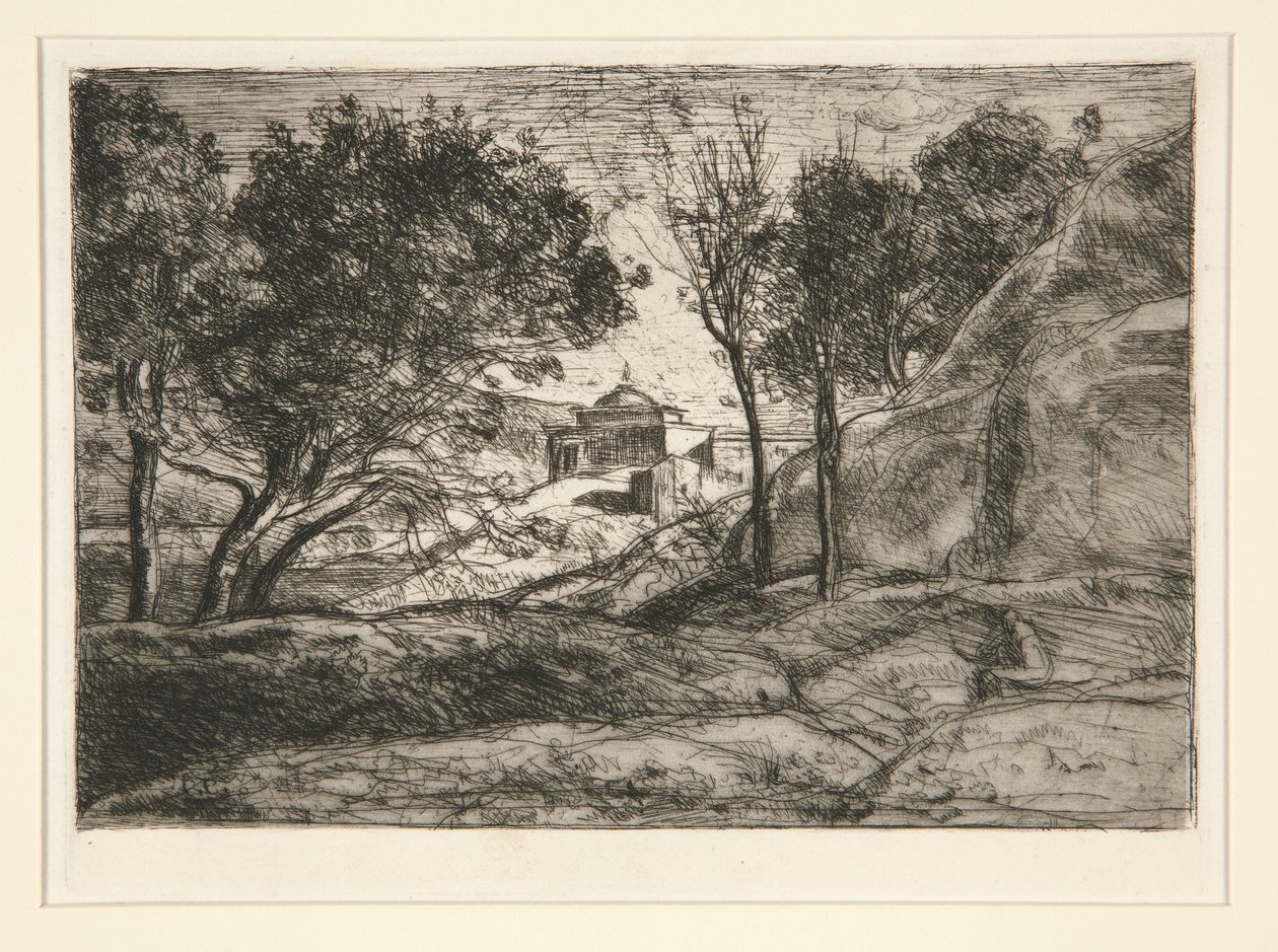 Souvenir de Toscane (Pamięć Toskanii) autorstwa Jean Baptiste Camille Corot