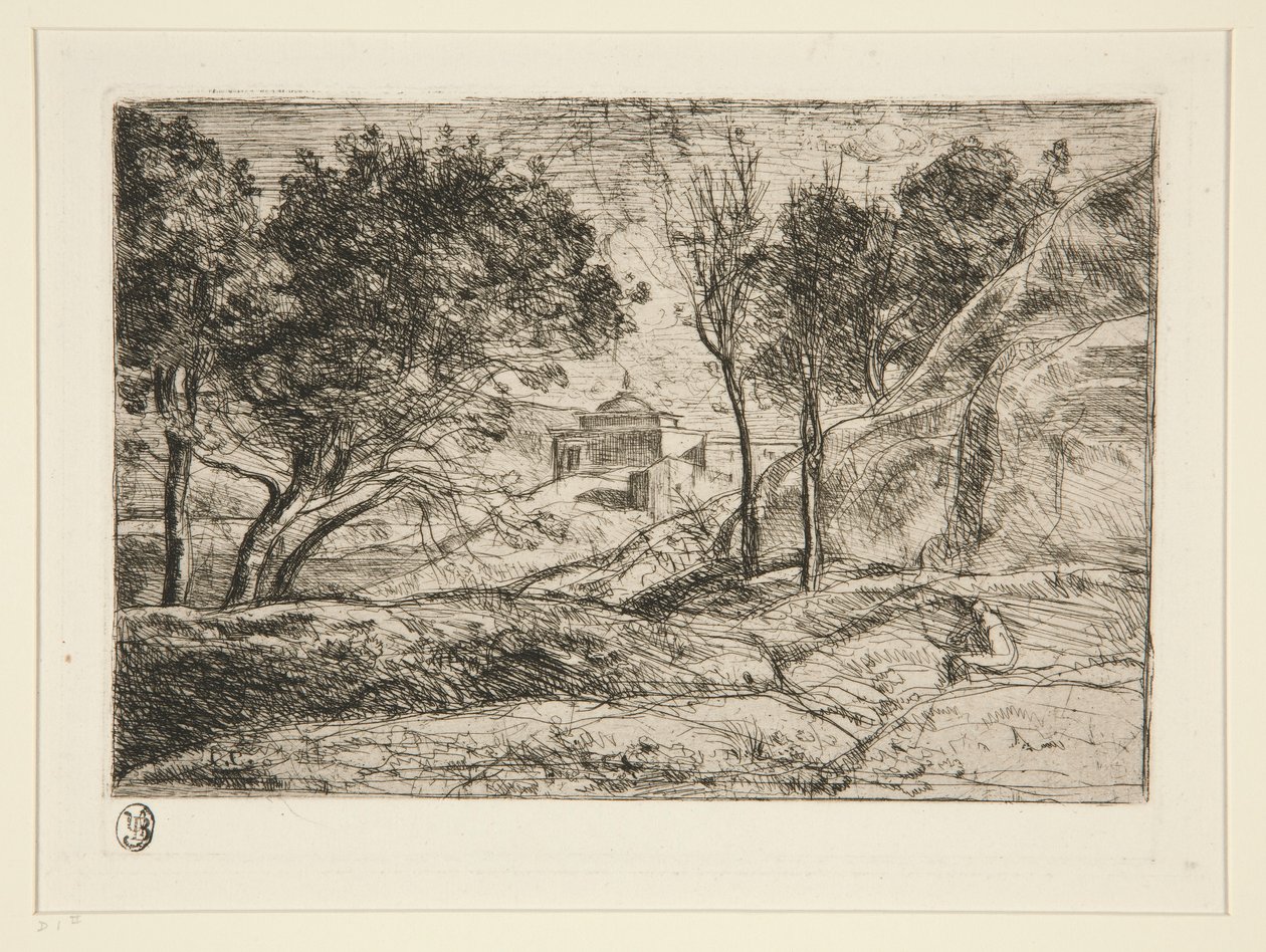 Souvenir de Toscane (Pamięć Toskanii) autorstwa Jean Baptiste Camille Corot